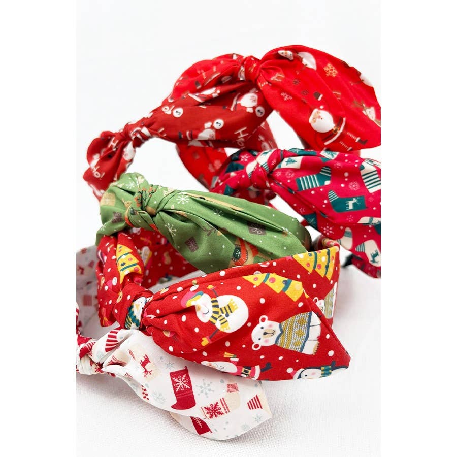 MÉLANGER LA COULEUR Bandeau à Thème de Noël - Design Noué avec Style en vente sur Faire8