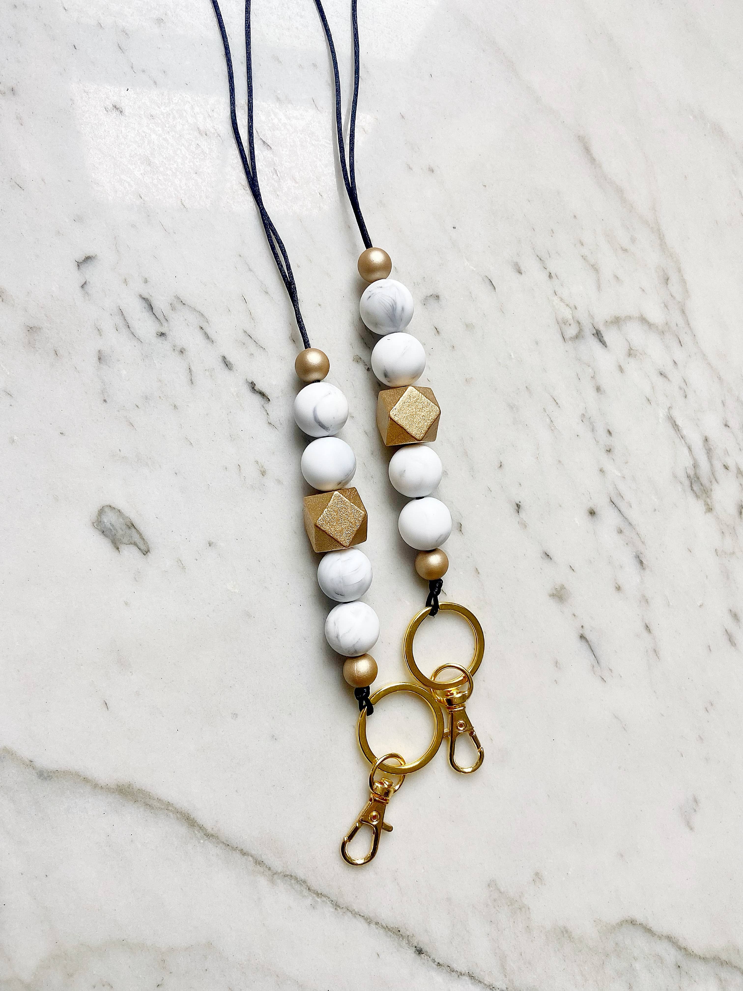 Lanyard Lovebirds – Fita porta-chaves – Mulher por atacado – Colhedor de mármore • OUS1