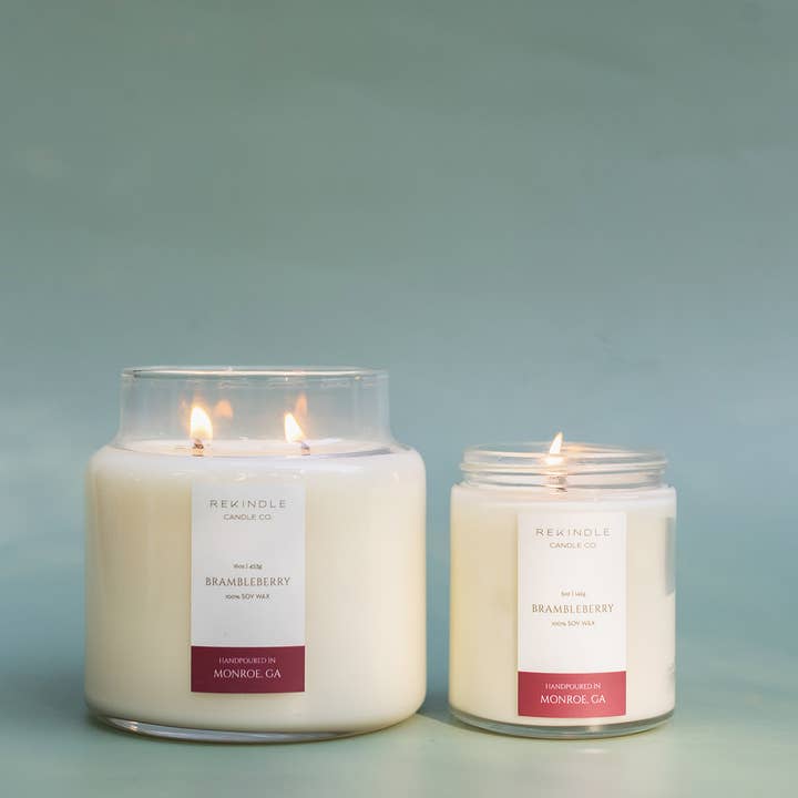 Rekindle Candle Co - Wholesale Jar/Filled Candle - Brambleberry Cotton Wick Soy Candle3