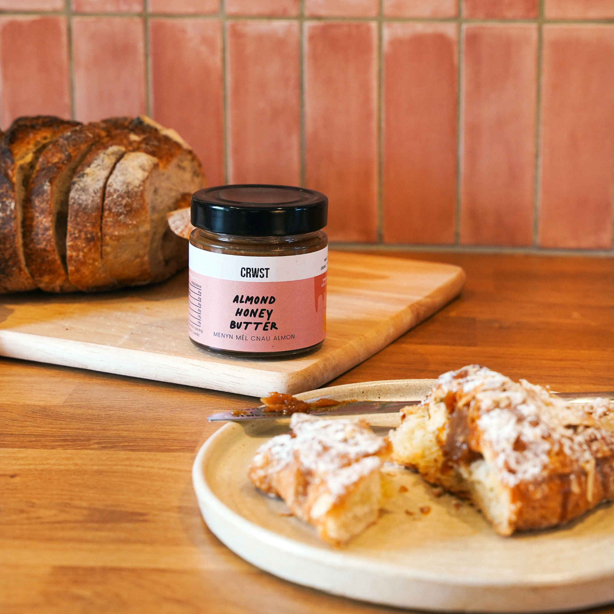 Crwst – wholesale Nut butter – Almond Honey Butter (210g)2