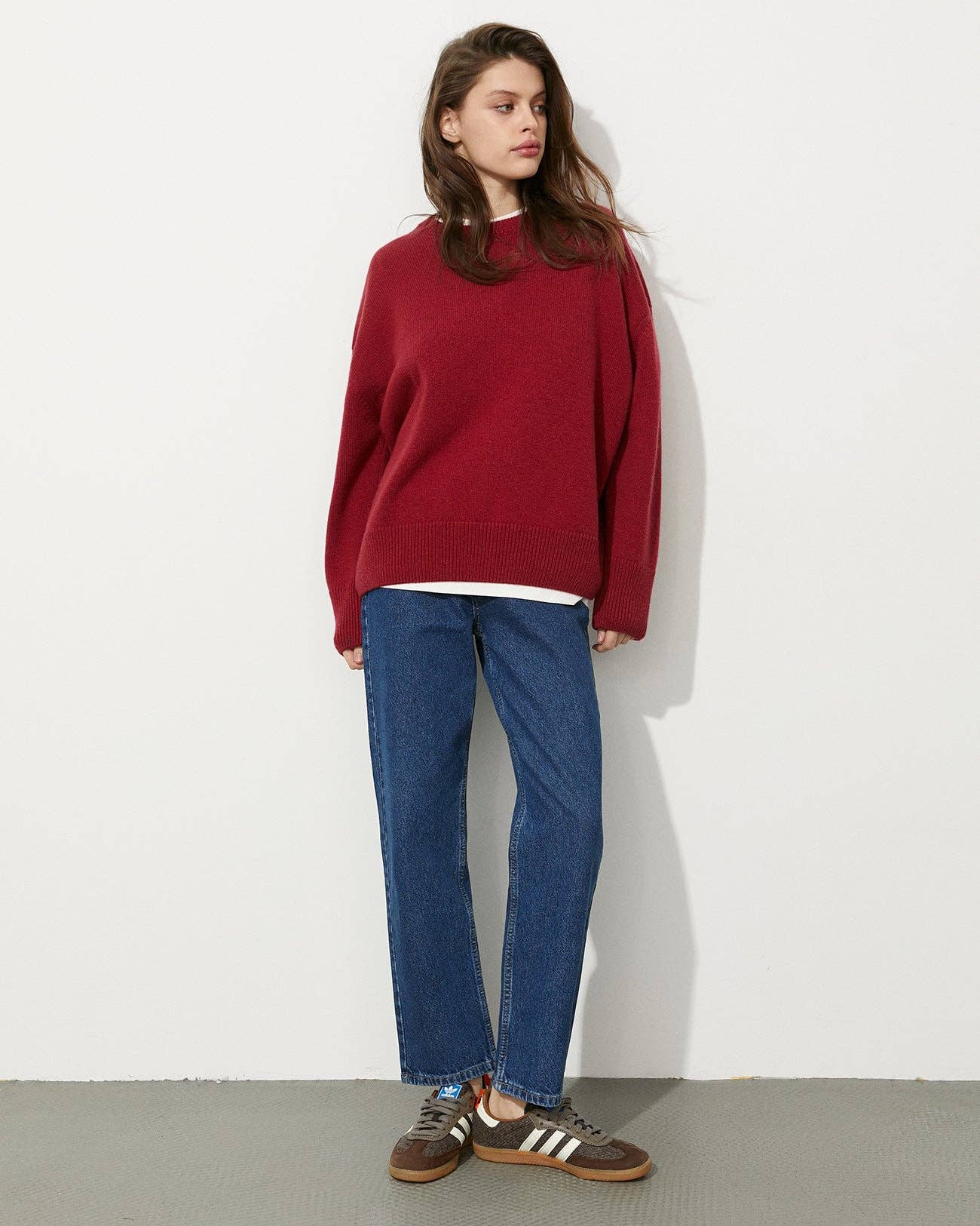 Marayn - Wholesale Knit Sweater - Women's - AutumnWinter Womens Loose Crewneck Pullover Sweater22