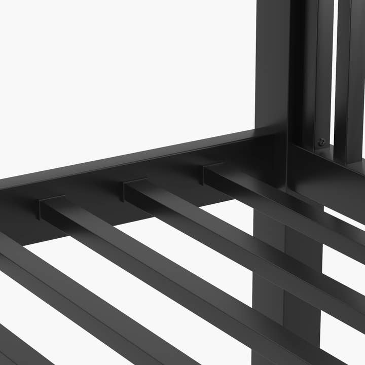 39F Inc. - Wholesale Bed - Full XL Over Queen Metal Bunk Bed with Ladder, Black14