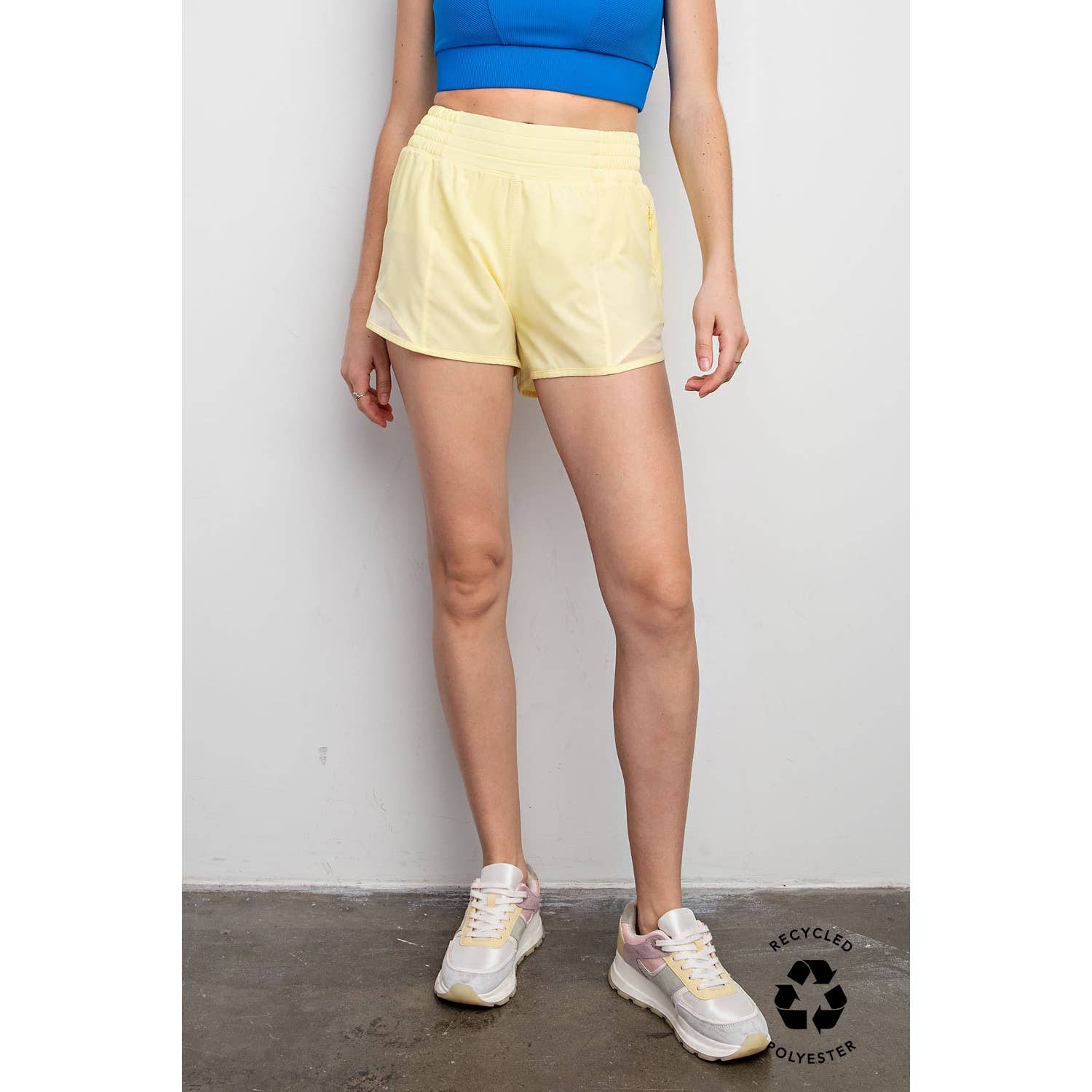 Rae Mode - Wholesale Athletic Shorts - Women's - RECYCLED ACTIVE SHORT WITH MESH40
