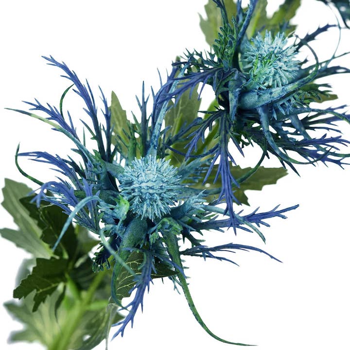 Angel Isabella – Großhandel Künstliche Blumen – Realistische Größe, 66 cm, künstliche Distel, 3 Sprays