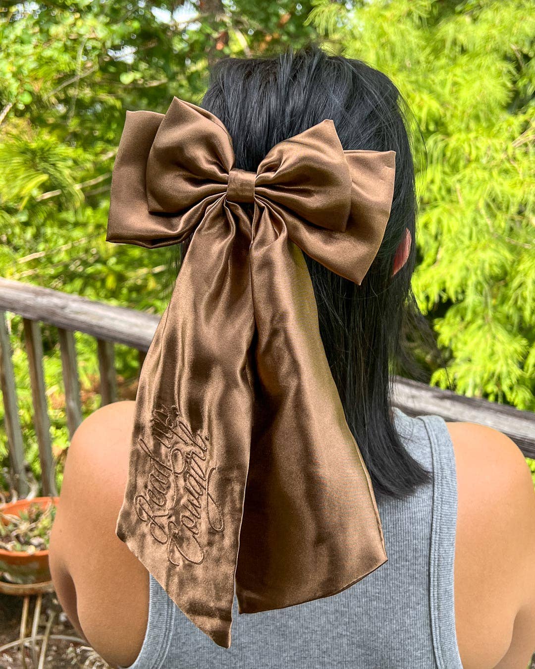 Blissfully Bookish Company - Wholesale Hair bow – Women’s - Read Up, Cowgirl Bow Clip | Bookish Hair Accessory