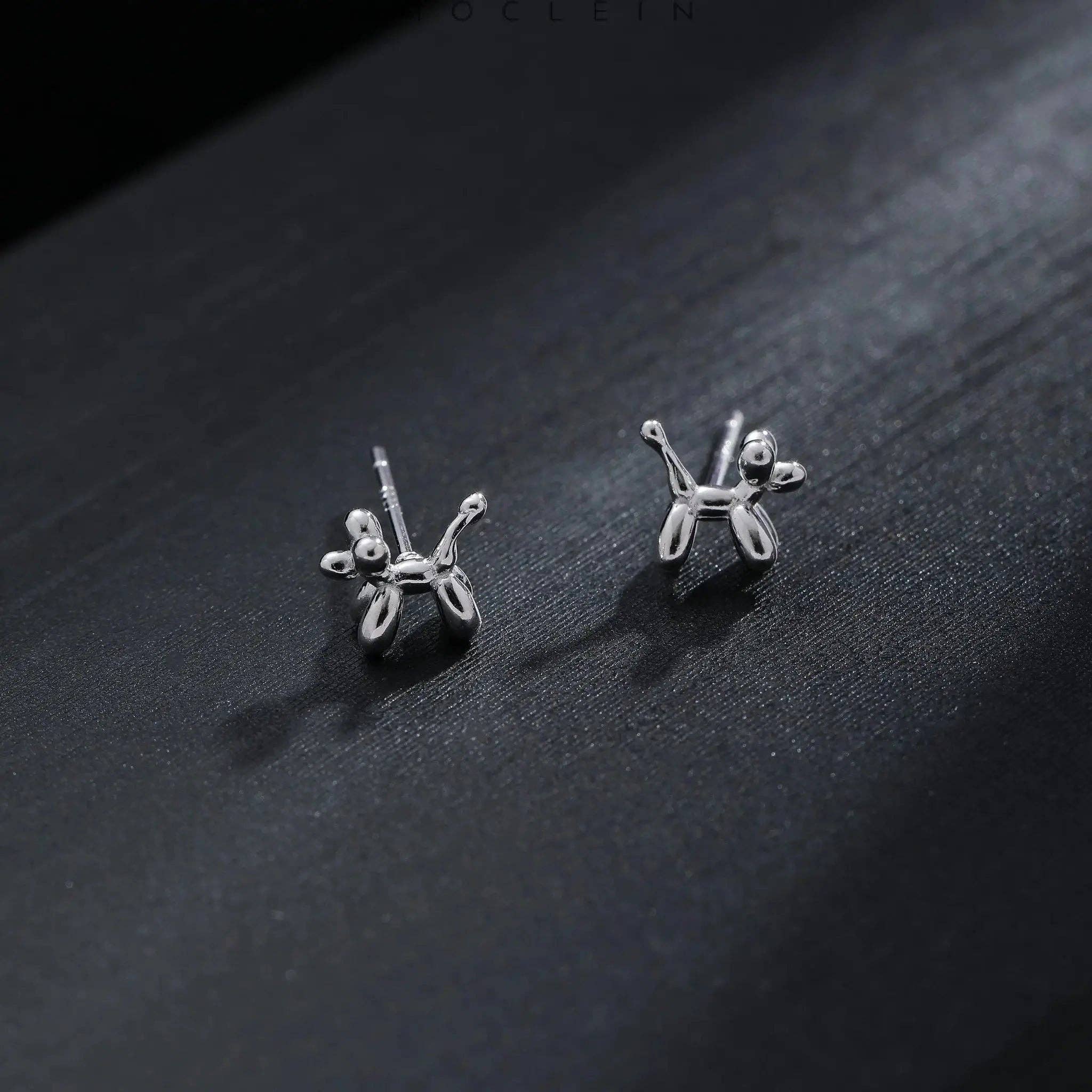 Moclein - Wholesale Stud/Post Earrings - Balloon Dog Minimalistic Stud Earrings4