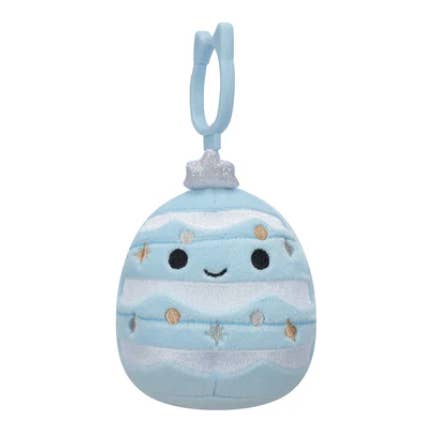 Authentic Street Signs - Wholesale Stuffed/Plush Toy - Kids & Baby - Squishmallow Christmas Plush 3.5" Clip Keiko Blue Tree