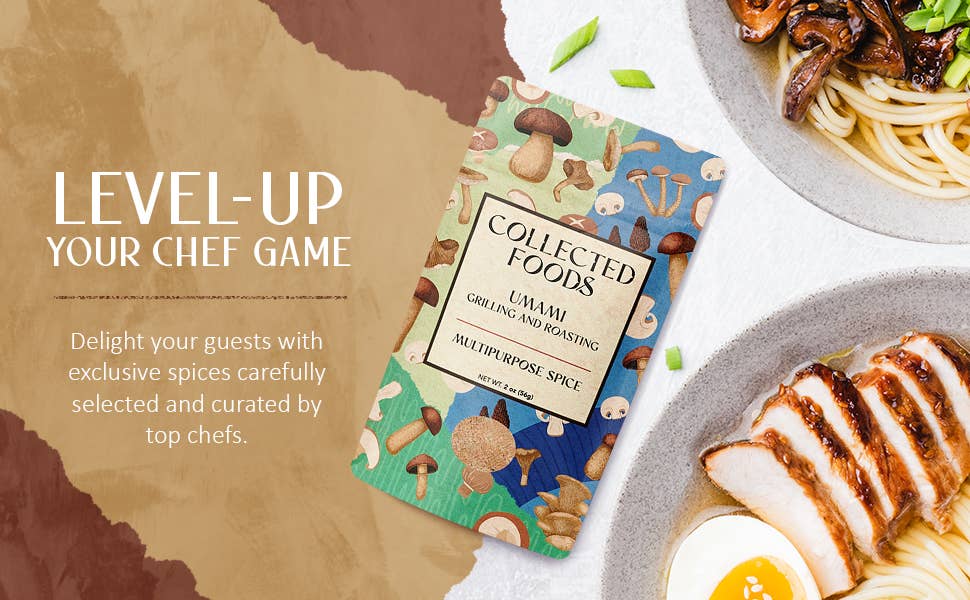Collected Foods - Wholesale Dried Spice Mix - Umami Mushroom Blend - Chef Blended & Curated - Small Batch8