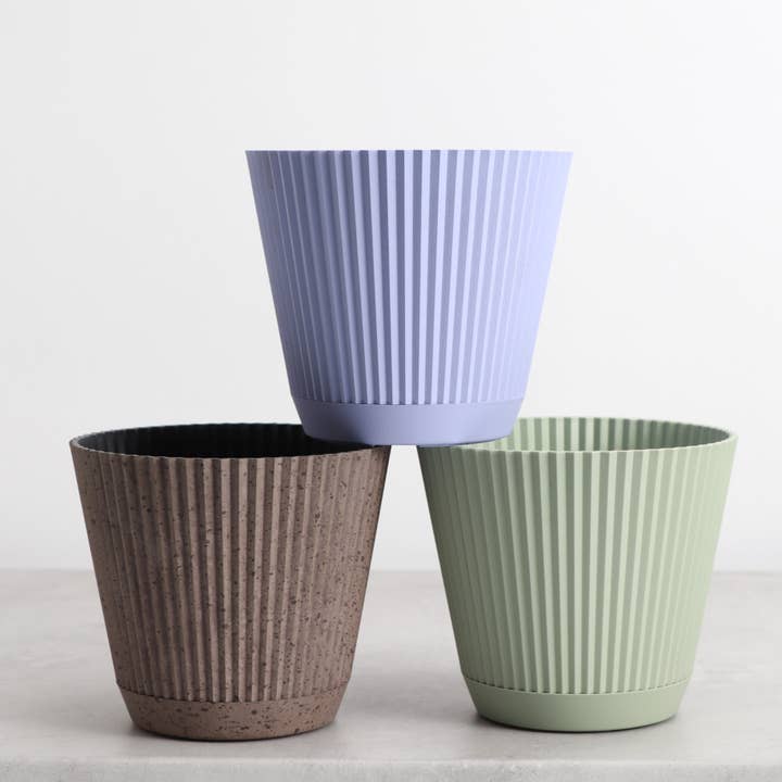 Thorsen's Greenhouse - Wholesale Plant Pot - 4" Decorative Ruffled Pot for Plants