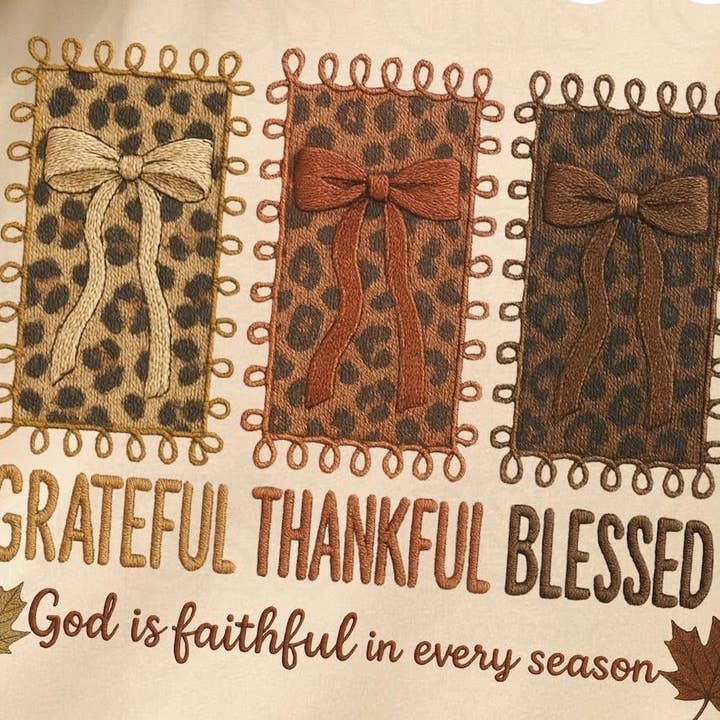 Dankbar, Dankbar, Gesegnetes Geparden-T-Shirt für den Großhandel von Southern Faye Lane Co