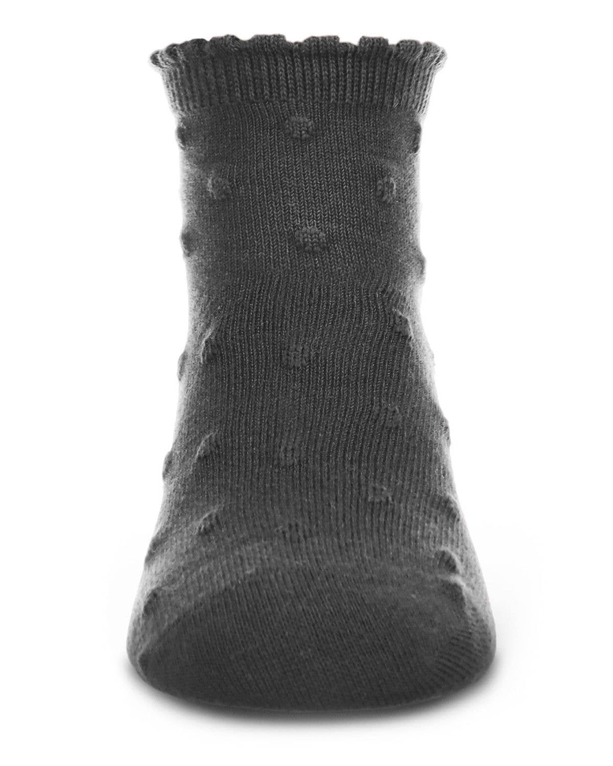 Infinity Classics International Inc. - Wholesale Socks - Women's - Cotton Blend Swiss Dot Anklet Socks6