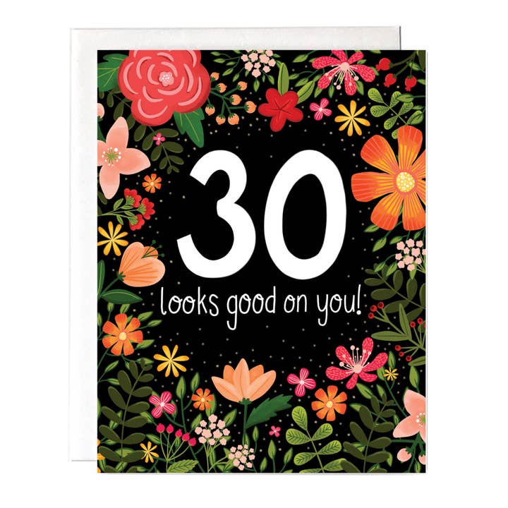 30th Birthday Card for wholesale by Fox Card Co