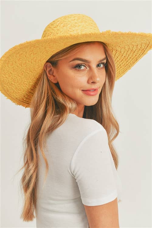 MYS Wholesale Inc - Wholesale Straw Hat - Women's - Solid Summer Floppy Sun Hat37