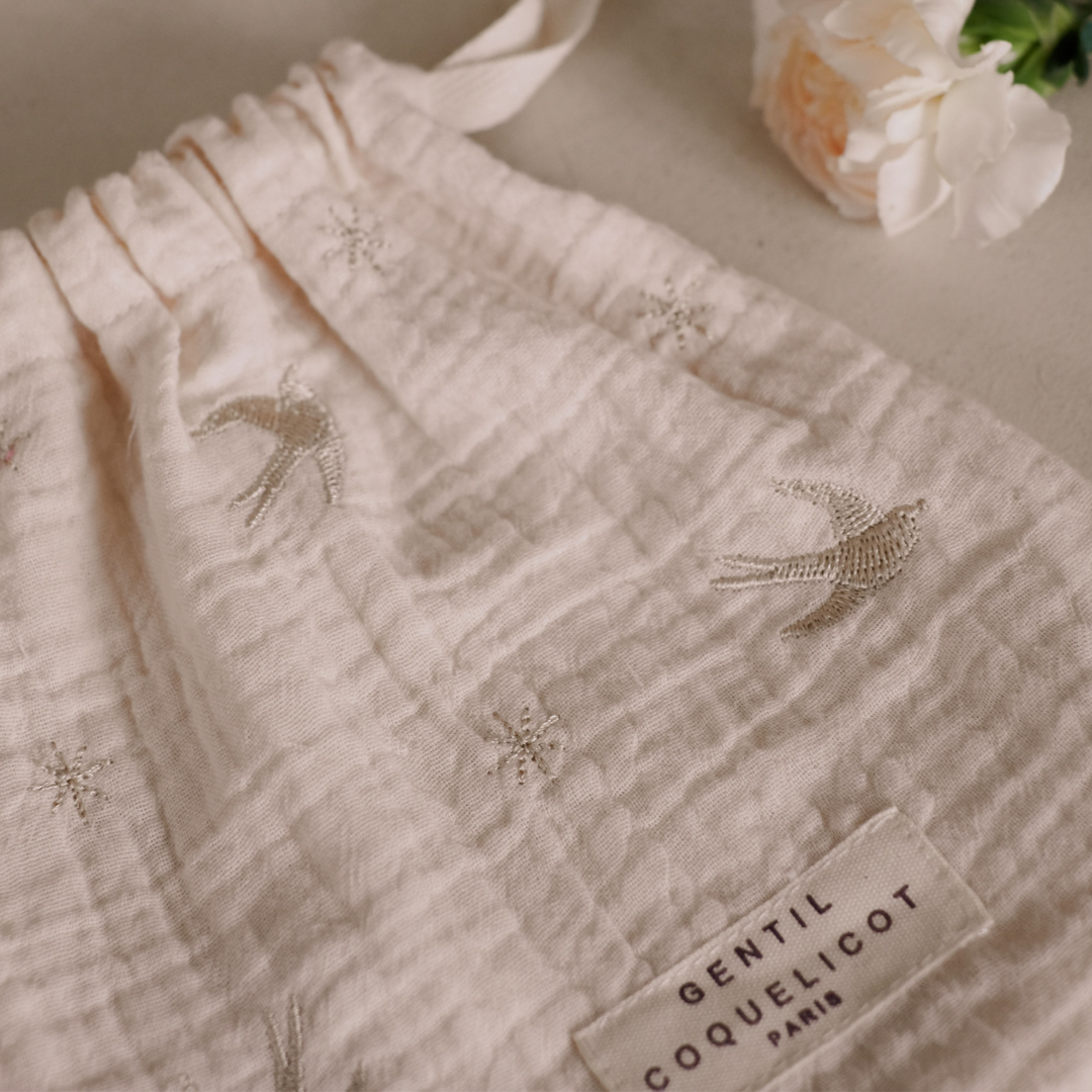 Gentil Coquelicot Paris - Wholesale Booties - Baby - Pearl baby slippers5