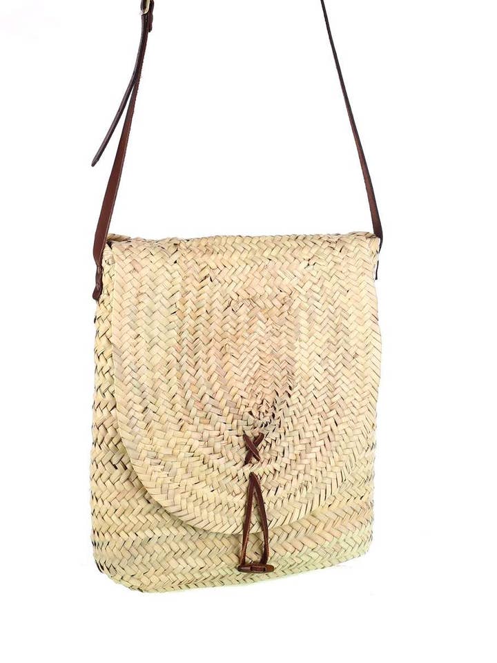 KC0871276_00 - SAC BANDOULIÈRE PALMA, ANSE EN CUIR pour la vente par Kbas