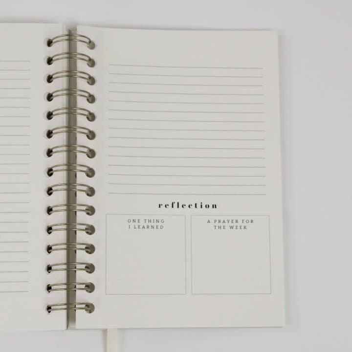 Steadfast and Sustained – Großhandel Tagebuch – Kirchennotizen-Journal - Erweiterte Ausgabe - Spiralbindung, hellgrünes Lederimitat9