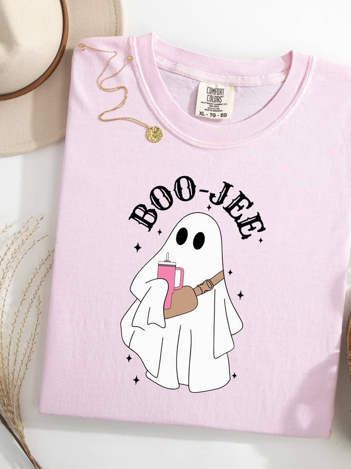 Boojee Boujie Tumbler Crossbody Ghost Falloween Halloween Tshirt for wholesale by Fashion Within Boutique