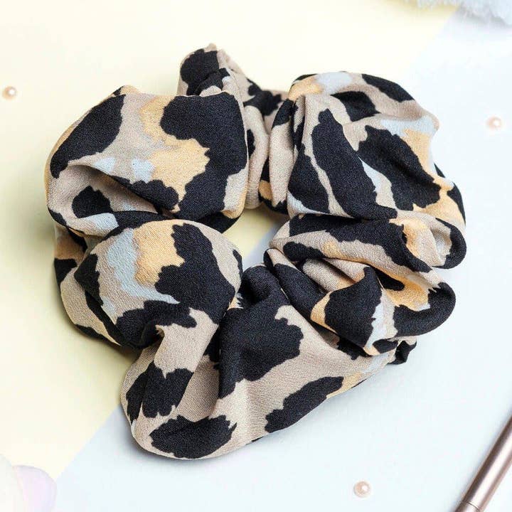 Leopard Hair Scrunchie - Alexia for wholesale by Adopte un Chouchou