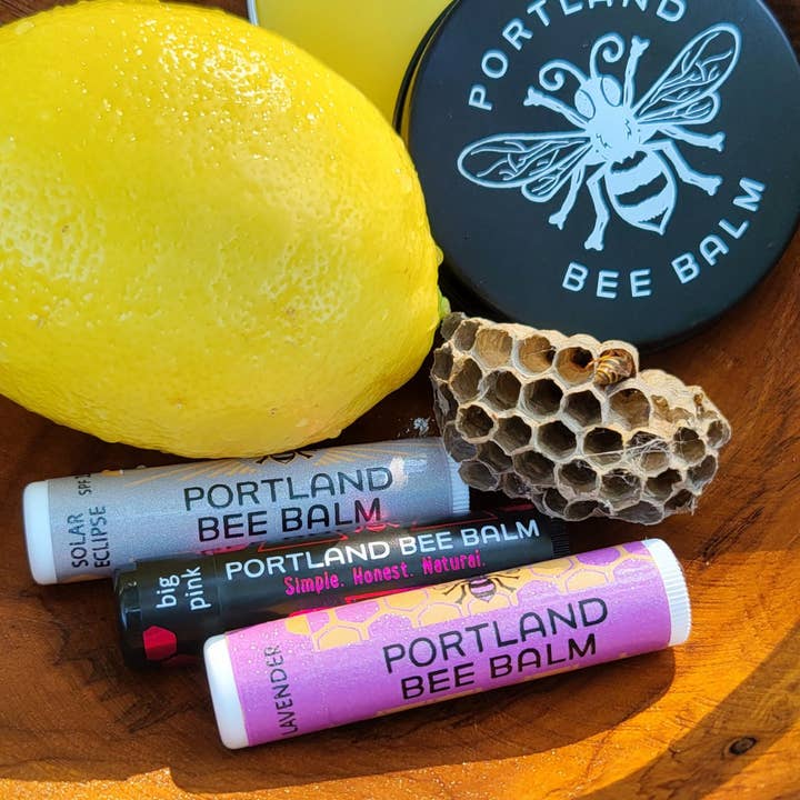 Portland Bee Balm - Wholesale Lip Balm Set - Lavender, Yuzu Citrus & Unscented Assorted Lip Balm – 3-Pack4