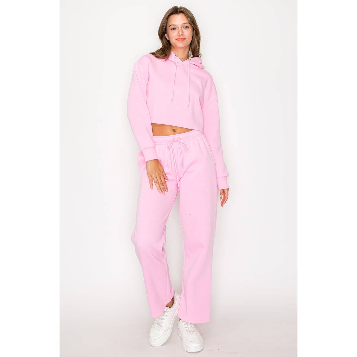 UP CLOTHING - Wholesale Hoodie - Women's - Cropped Fleece Pullover Hoodie Sweatshirt4