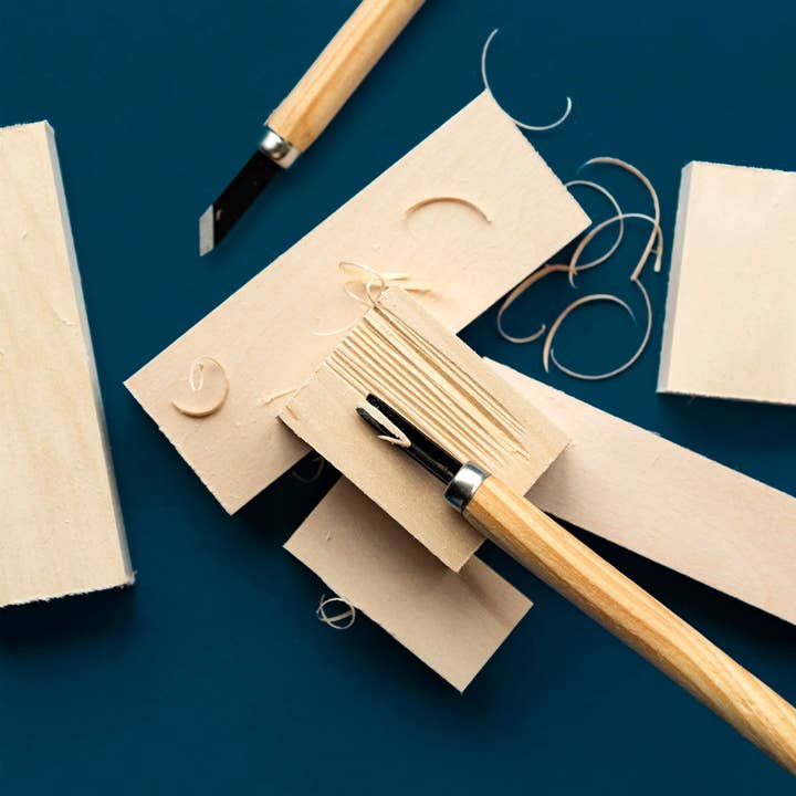 Foggy Bottom Woodworks LLC - Wholesale Craft Supplies - Basswood Whittlers Carving Kit, 3pcs2