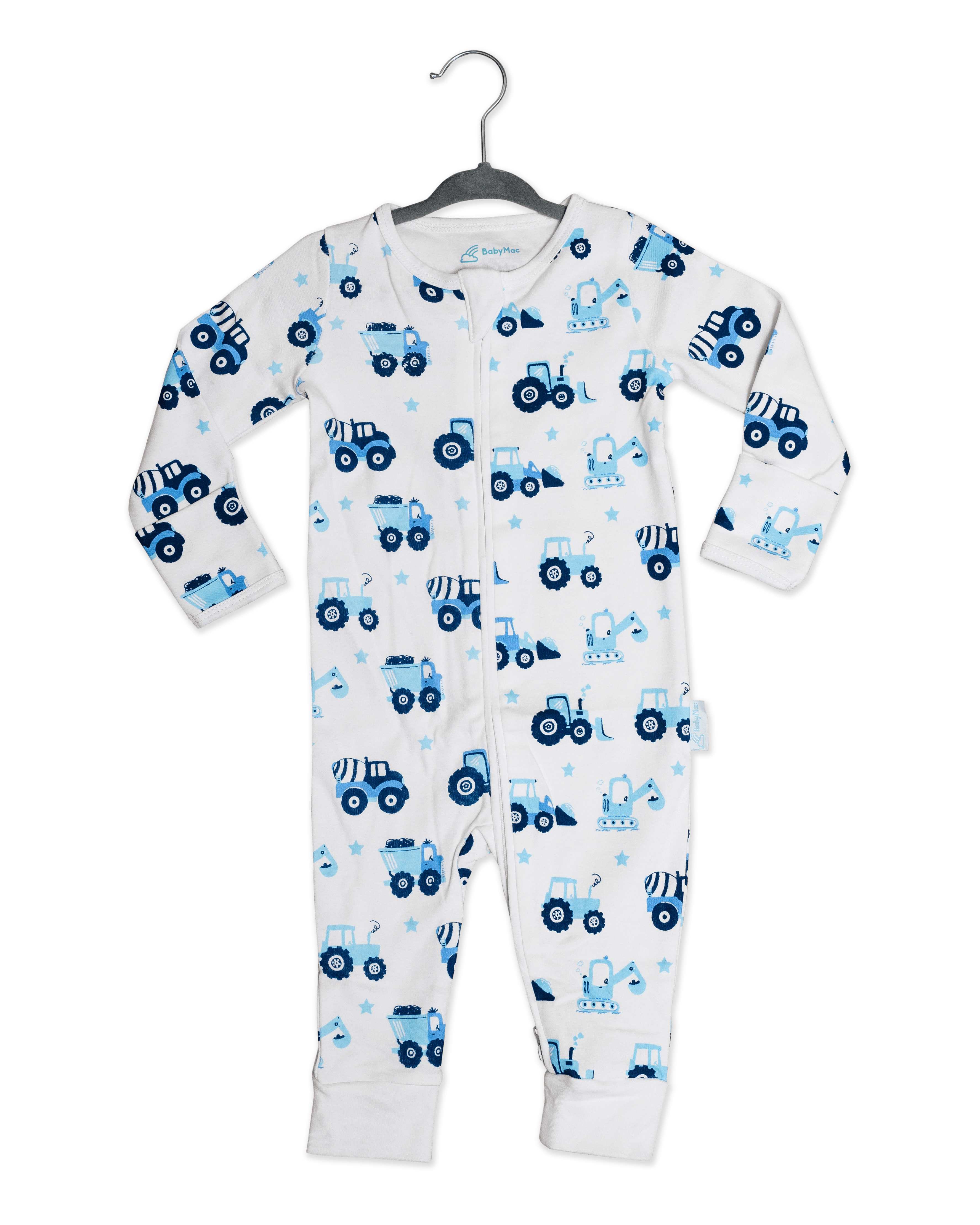 Camions Gigoteuse en coton bio avec motif véhicules en vente sur Faire10