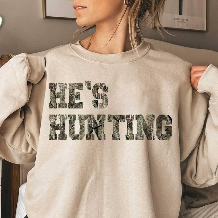 Camo Er jagt Sweatshirt für den Großhandel von Blazing Oaks Clothing Company