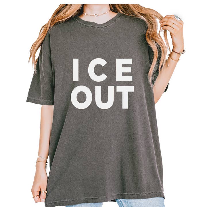 Ice Out Protest Vintage Soft Unisex T-shirt for wholesale by Expression Tees