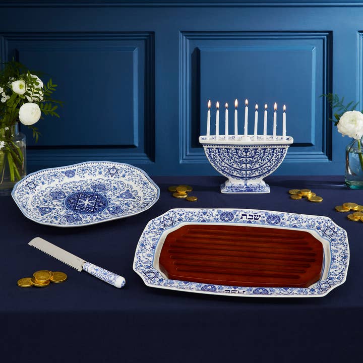 Portmeirion, Spode, Pimpernel, Nacthmann, Wrendale Designs - Wholesale Menorah - Spode Judaica Menorah