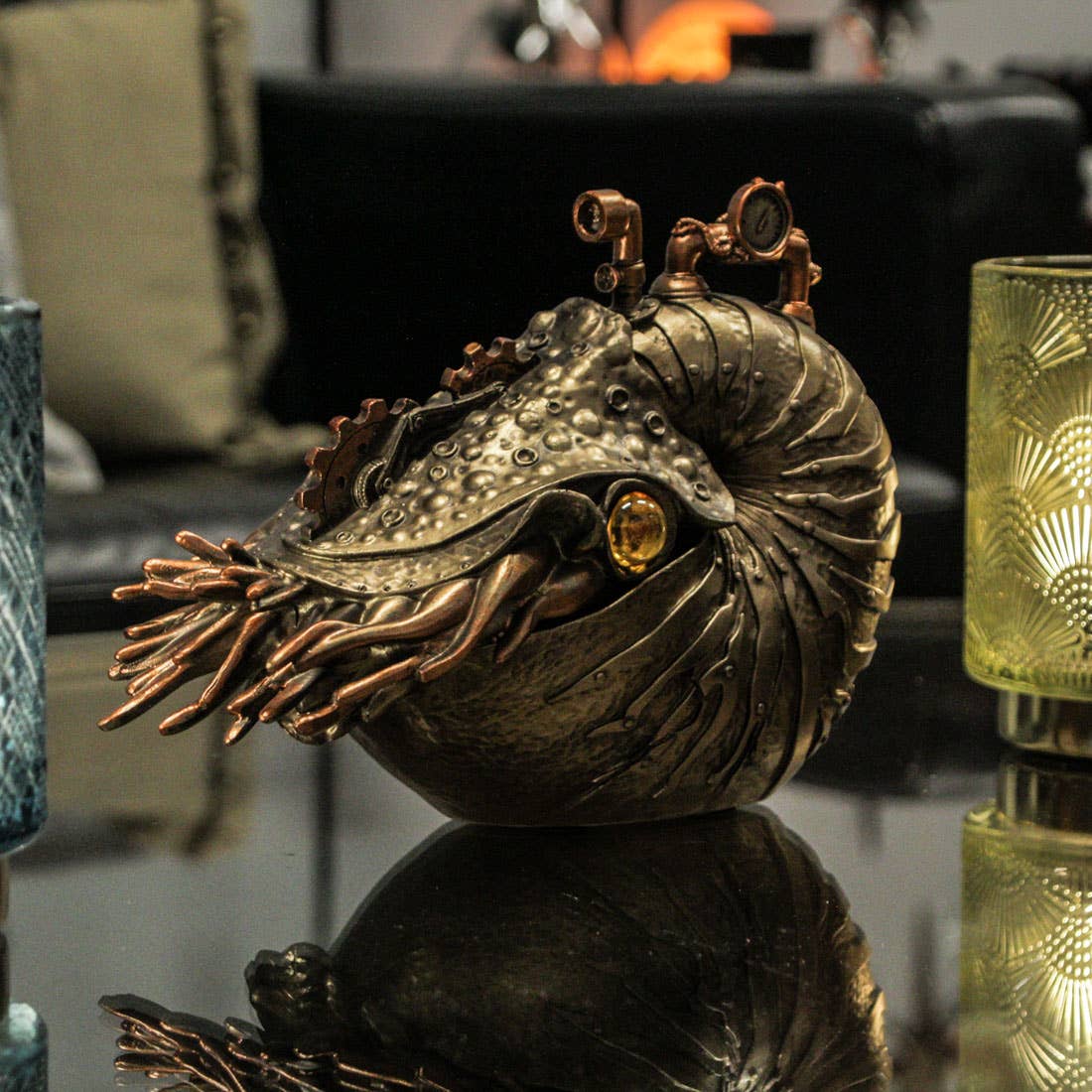 Zeckos - Wholesale Decorative Figurine - Bronze/Copper Finished Steampunk Nautilus Sea Monster Statue7