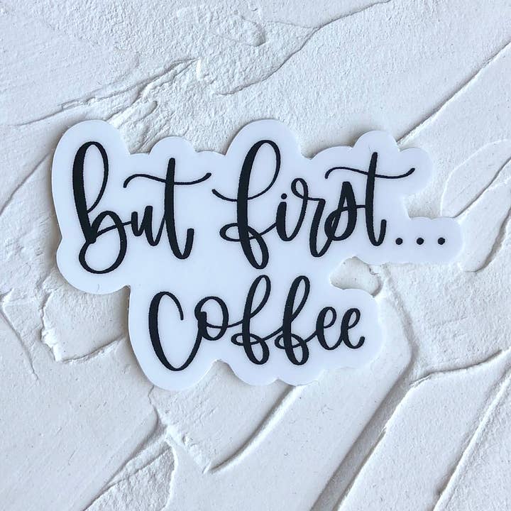 mais premier autocollant café pour la vente par Lovely Lettering Corner