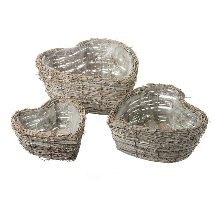 Heaven Sends – wholesale Basket – Heart Shaped Baskets Set