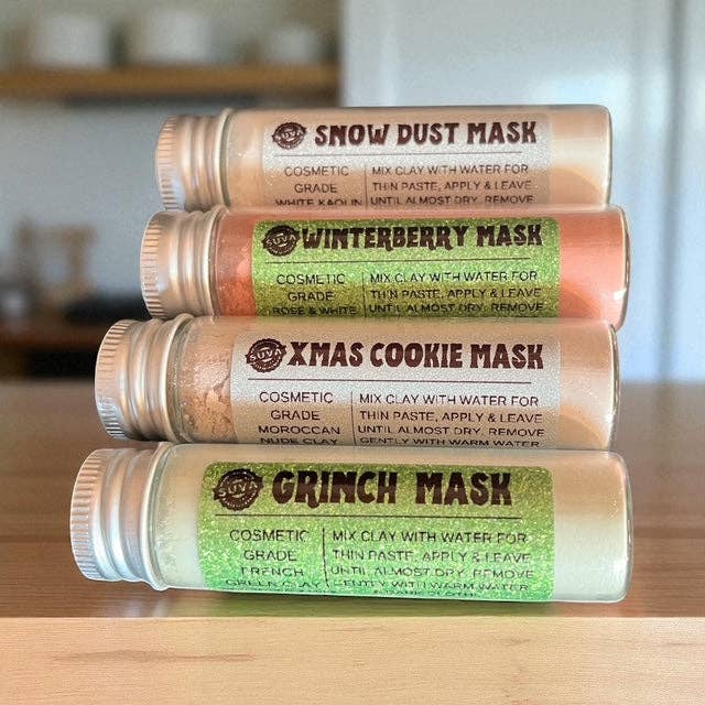 SuVa - Wholesale Skincare face mask - Holiday Clay Face Mask Set5