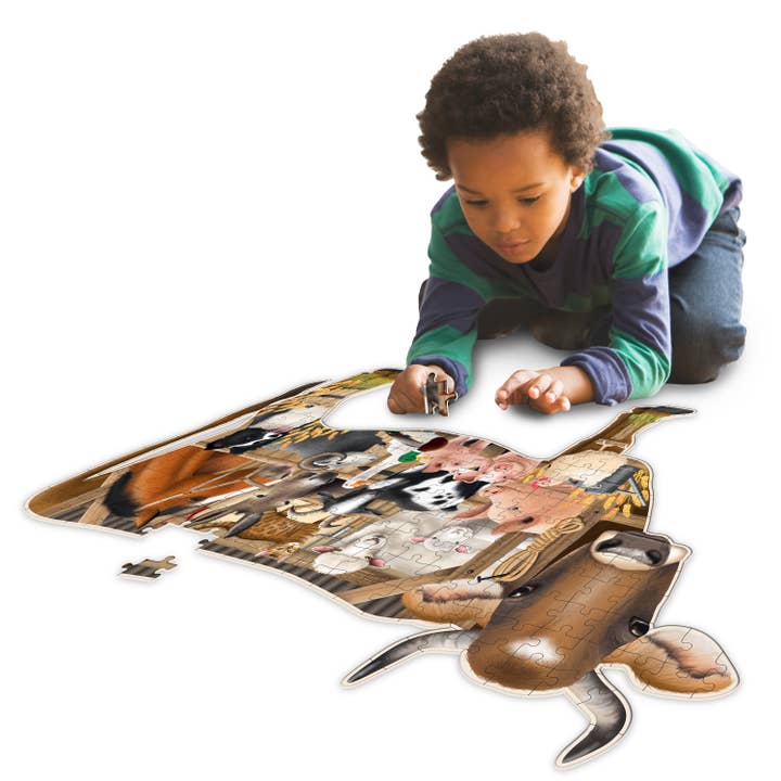 The Learning Journey - Wholesale Puzzle - Kids - Wildlife World Puzzle - Farm (200pcs)1