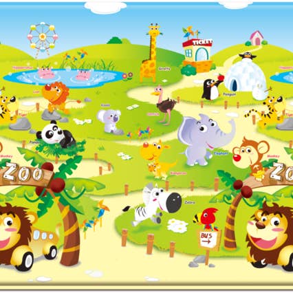 Dwinguler Playmat - Large, Zoo for wholesale by Posh Baby & Kids