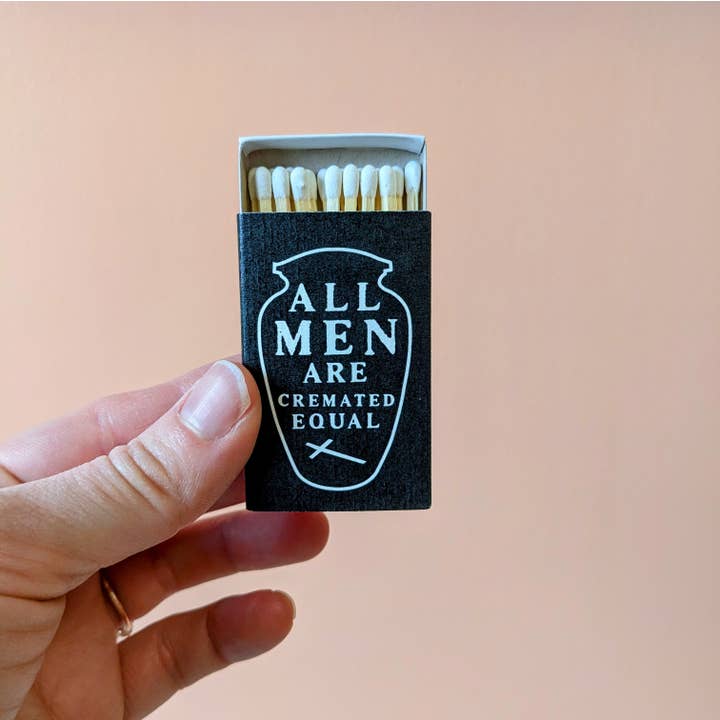 Caja de cerillas incinerada para venta al por mayor de Ghost Poppy