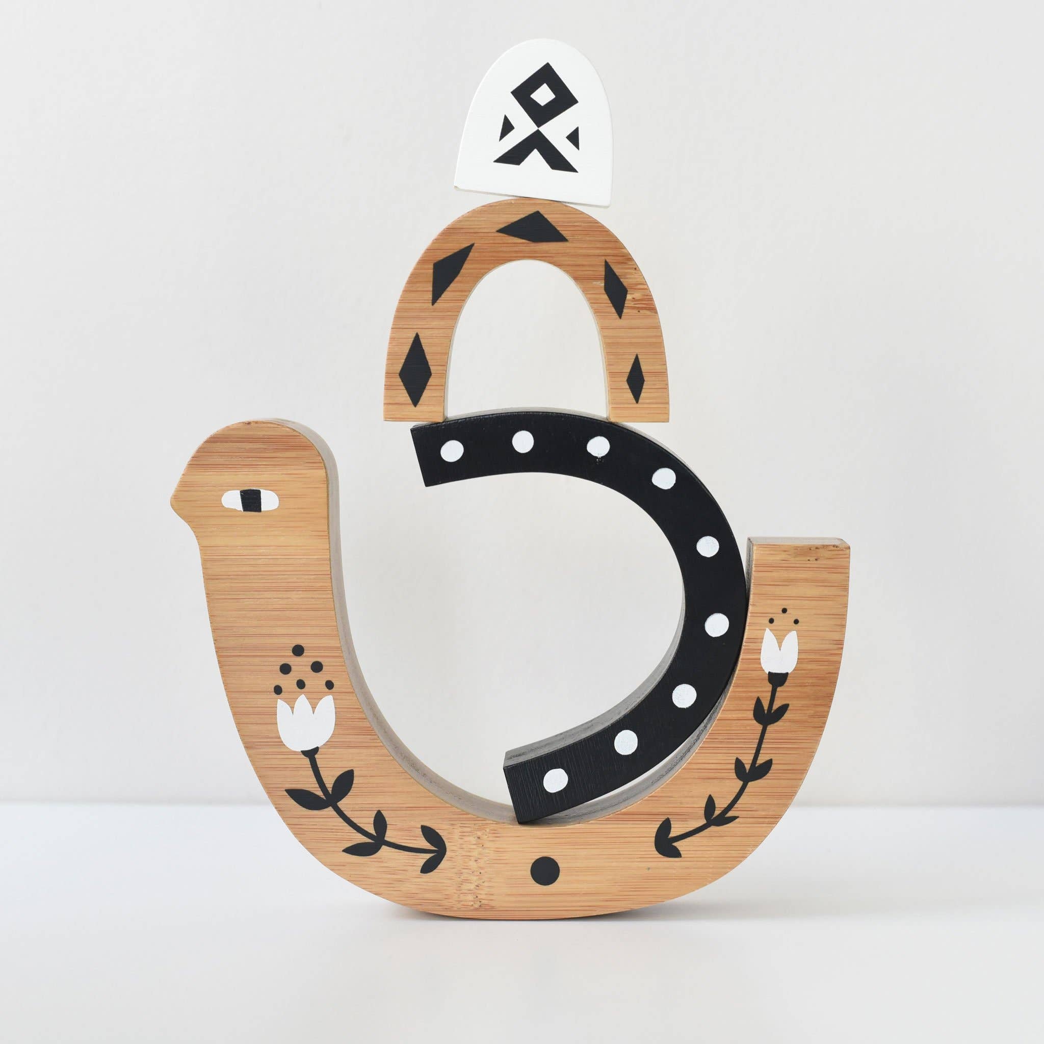 Wee Gallery – wholesale Wood toy – Child – Bamboo Nesting Bird1