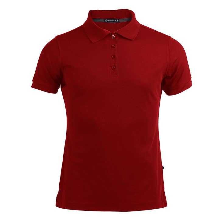 LeeHanTon - Wholesale Polo - Women's - Ladies' Solid Pique Sport Polo Shirt