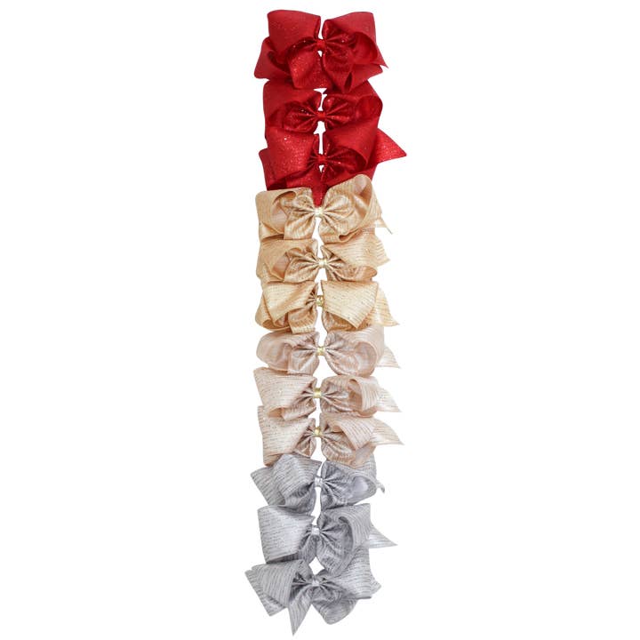 Giant Glitter Dot Satin Bow by Color for wholesale by Bows Arts