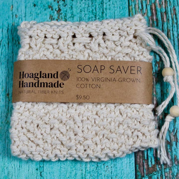 Virginia Grown Cotton - Soap Saver for wholesale by Wicked Bubbles LLC