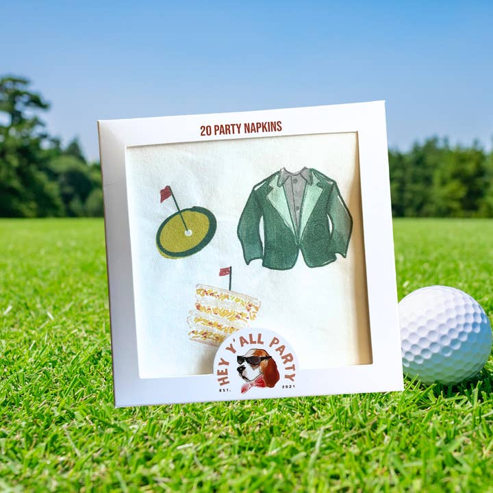 Hey Y'all Party - Wholesale Disposable Napkin - Masters-inspired Golfing Party Napkins3