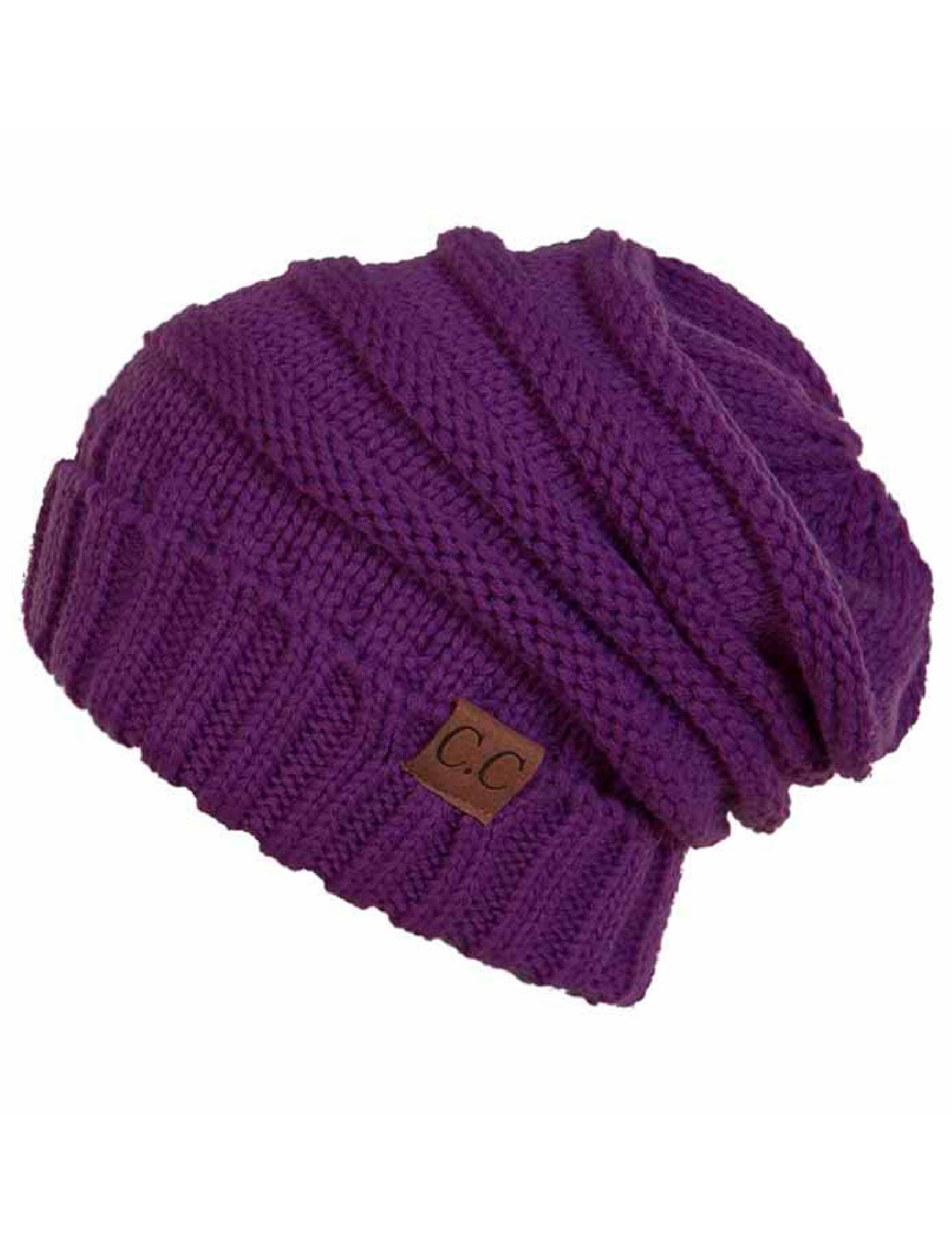 Truly Contagious - Vente Bonnet – femme - Bonnet CC Minimalist Slouch (HAT-100) (HAT-6242)6