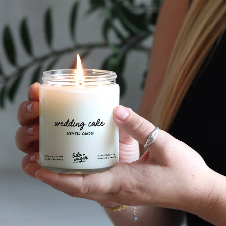 Lulu Sugar - Wholesale Jar/Filled Candle - Wedding Cake Candle - Boxed Candle2
