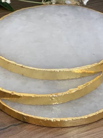 Natural Agate Coaster for wholesale by AmazeU