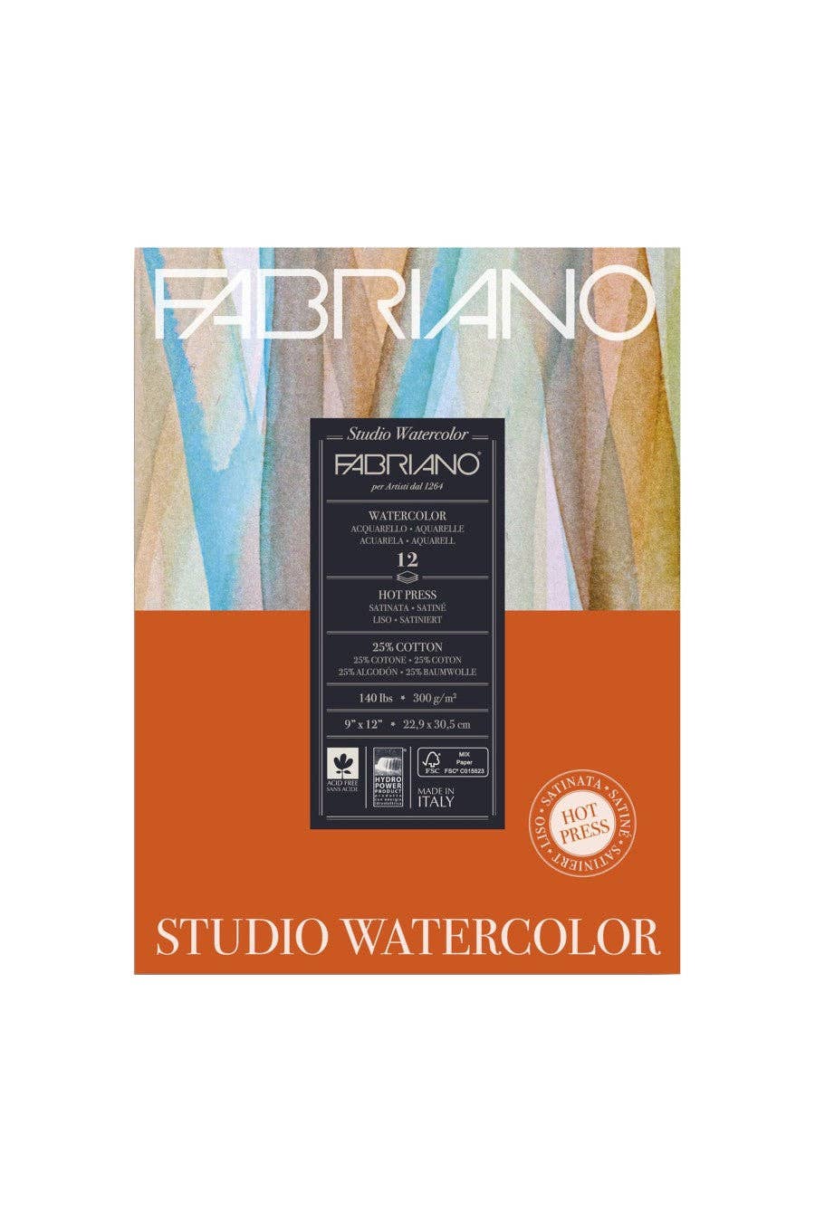 Chartpak, Inc. - Wholesale Sketchbook/Sketchpad - Fabriano Studio Watercolor Pad14