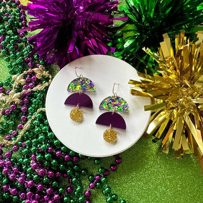 The Crafted Makerie – wholesale Dangle earrings – Abstract Umbrella Dangles0