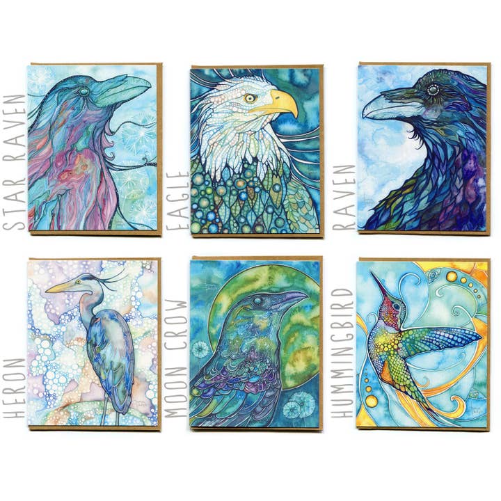 Tamara Phillips Art - Wholesale Everyday Greeting Card - Bird Cards