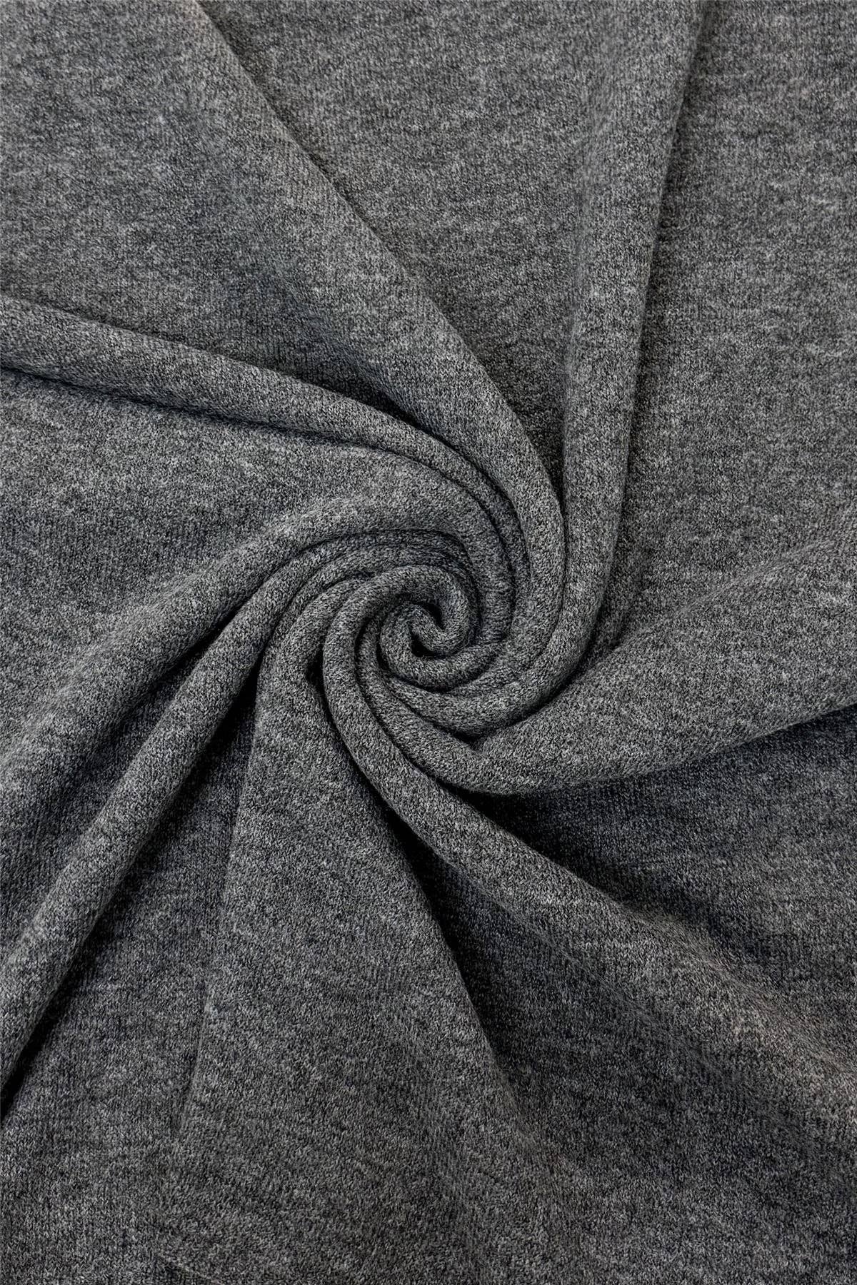 Fashion Scarf World – wholesale Poncho – Women's – Plain Cuffed Diagonal Drape Wool Poncho7