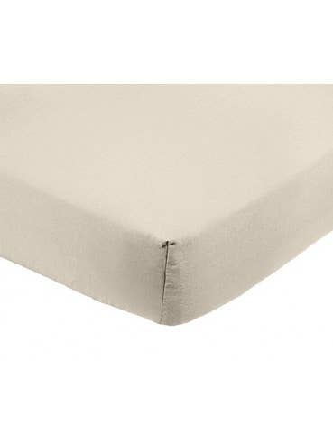 Drap Housse Microfibre Beige pour la vente par Mani Textile