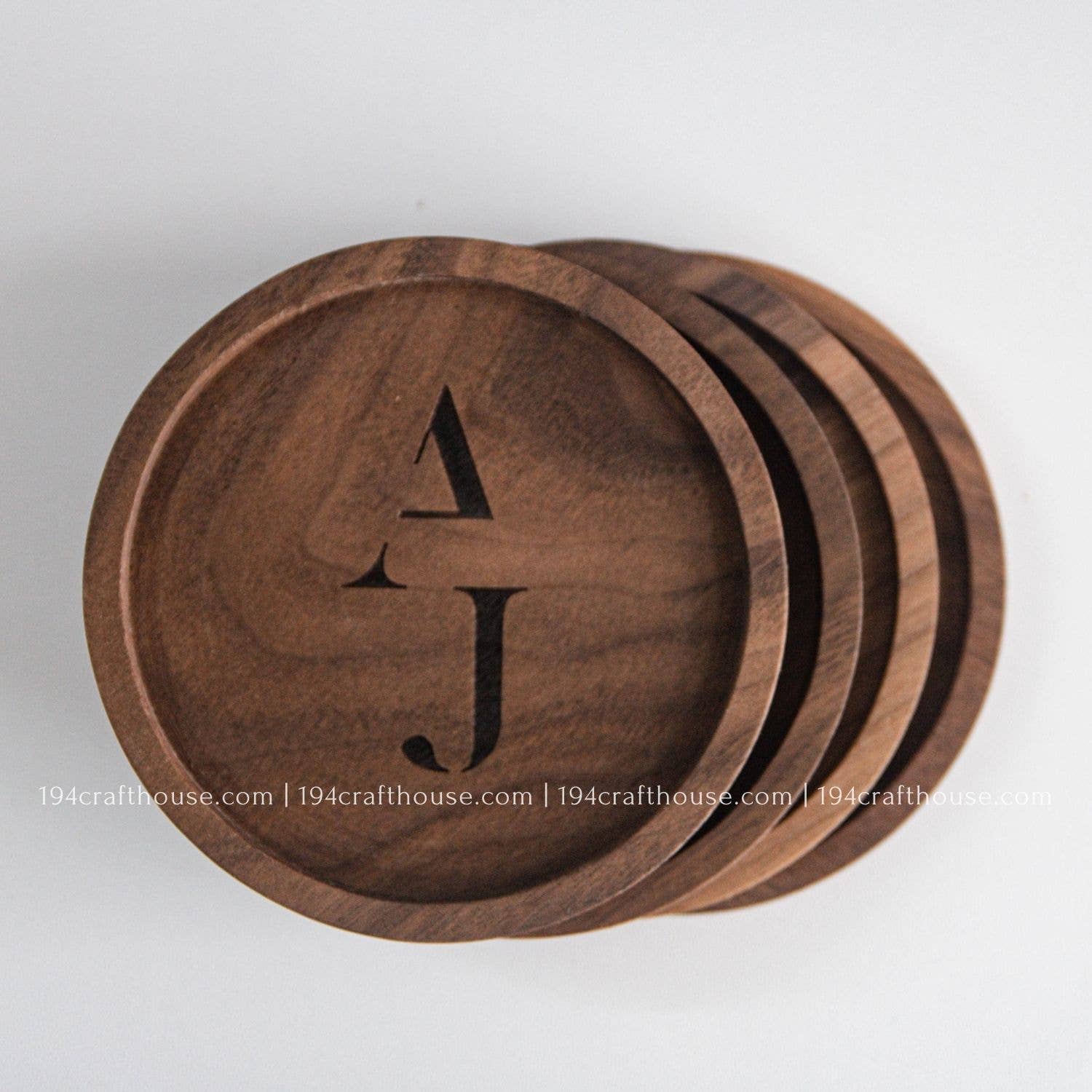 194 Craft House – wholesale Coasters – Custom Design Round Wood Coasters - Home Decor & Gifts5